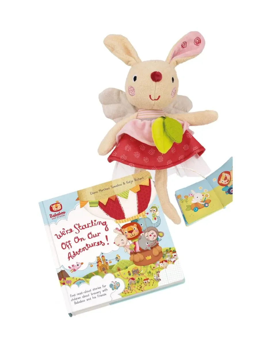 Набор «Приключения кролика Пиппы»: книга и плюшевая игрушка Bababoo And Friends