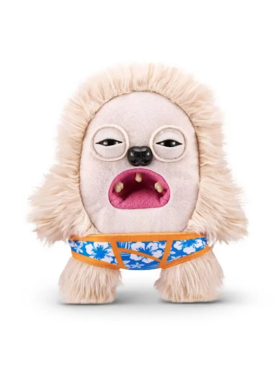 Мягкая игрушка Vacay Vibes Hedge Grog Cream Funny Ugly Monster Plush Toy 9 Inch Fuggler — изображение 3 из 3