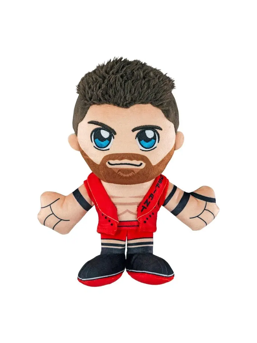 Мягкая плюшевая игрушка Курича в сидячем положении, WWE LA Knight, 20 см (20 см) - в стиле чиби — изображение 6 из 7