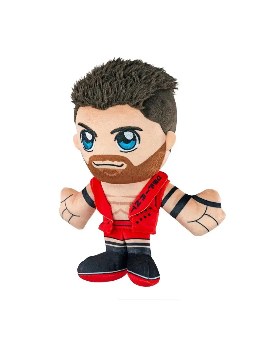 Мягкая плюшевая игрушка Курича в сидячем положении, WWE LA Knight, 20 см (20 см) - в стиле чиби — изображение 7 из 7