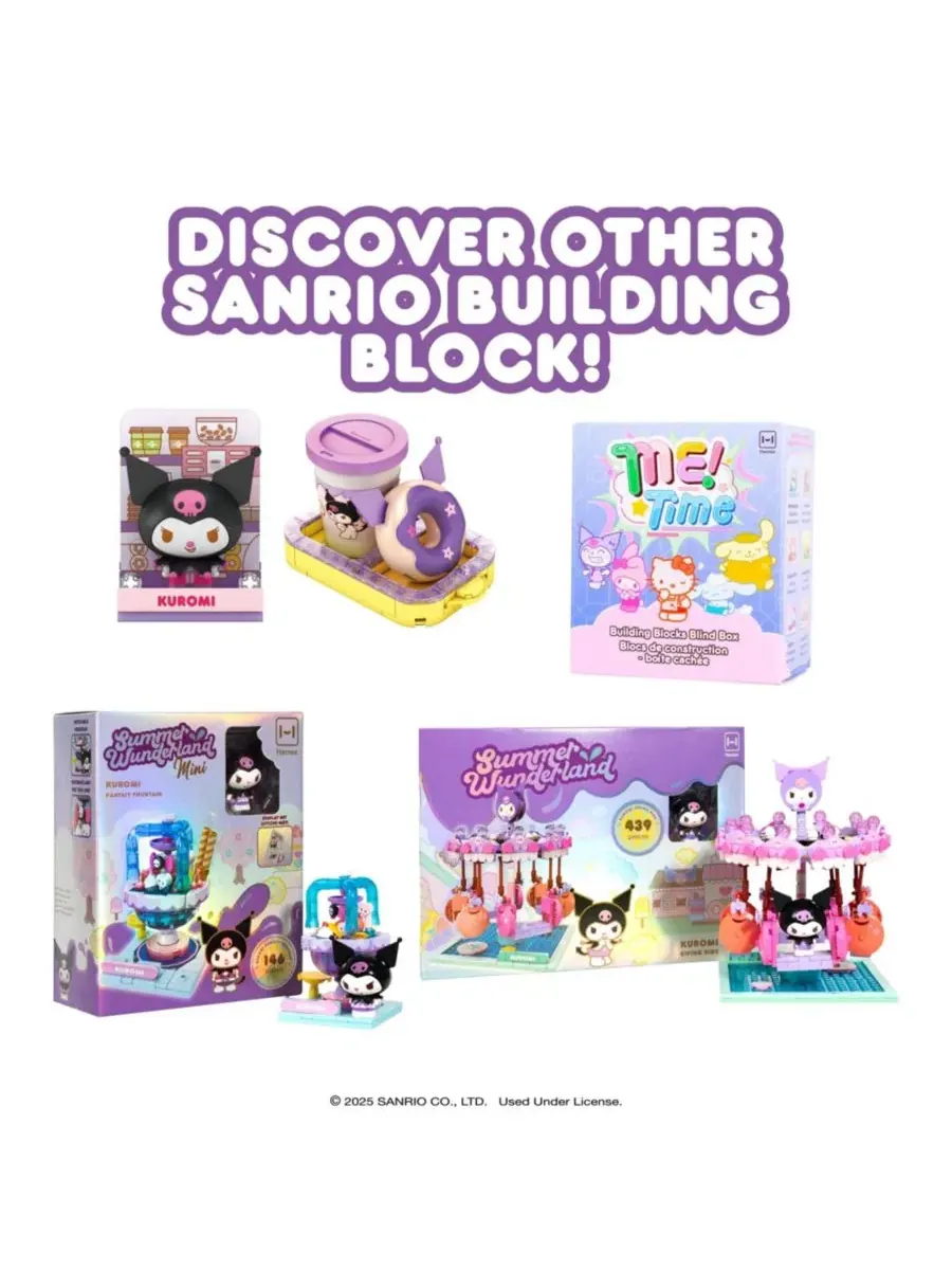 Набор конструктора Sanrio Hello Kitty and Friends из праздничной коллекции - милый подарок для — изображение 7 из 7