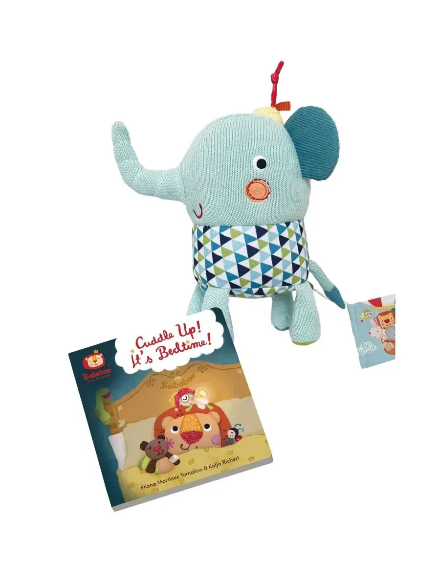 Набор «Сон Лоло Слоник»: плюшевая игрушка и книжка с картинками Bababoo And Friends