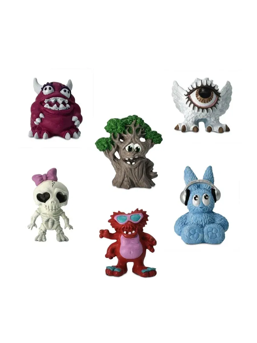 Набор из 6 фигурок монстров Friendly Monsters Safari Ltd — изображение 3 из 4