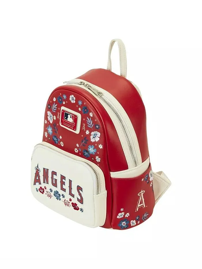 Рюкзак мужской Loungefly Los Angeles Angels Floral натуральная кожа — изображение 3 из 4