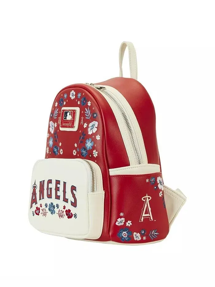 Рюкзак мужской Loungefly Los Angeles Angels Floral натуральная кожа — изображение 4 из 4