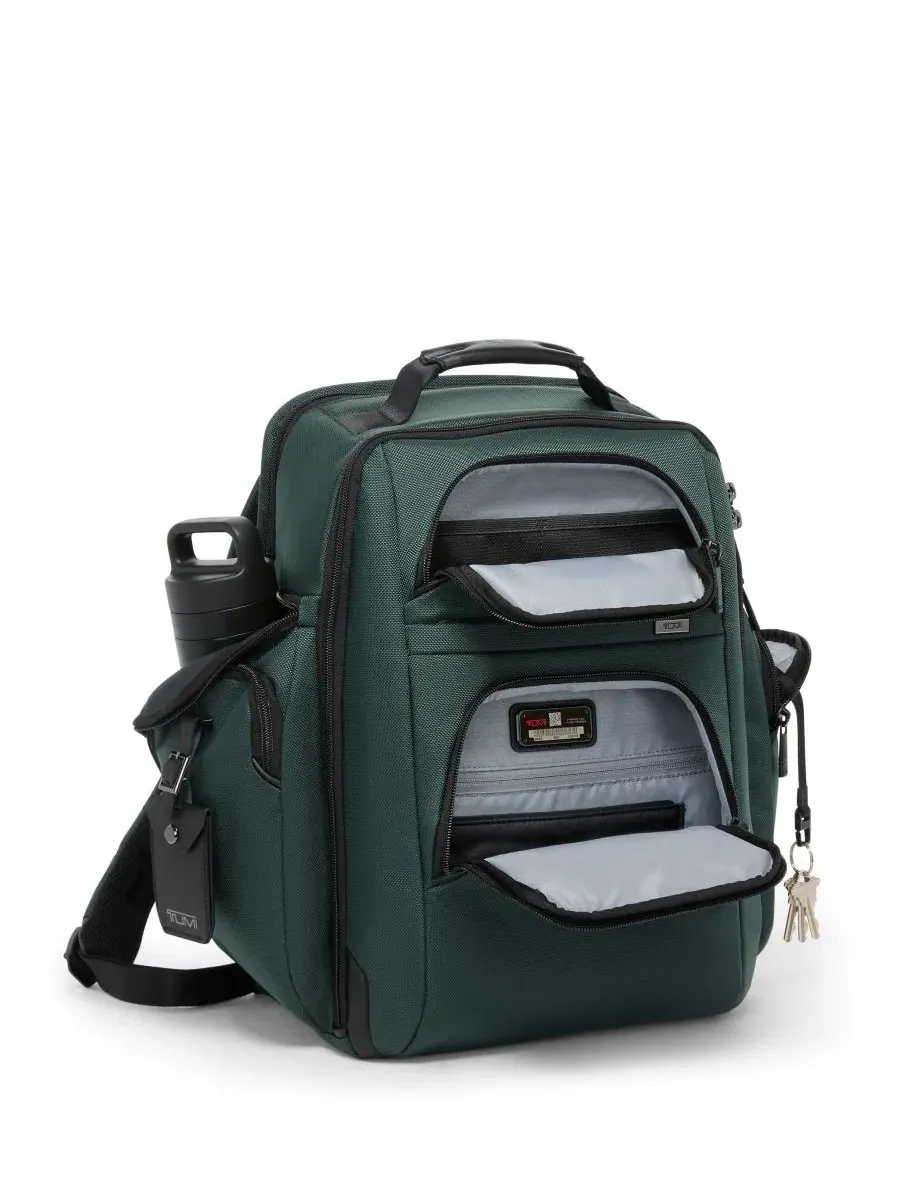 Рюкзак 43 см с камуфляжным принтом Alpha 17" Brief Pack Backpack TUMI, Deep Pine — изображение 3 из 8