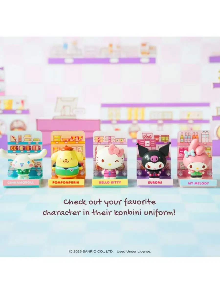 Набор фигурок Sanrio Hello Kitty and Friends Konbini Series - милый конструктор, отличный подарок — изображение 5 из 7