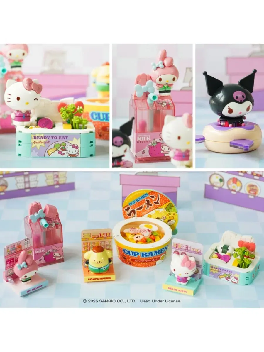 Набор фигурок Sanrio Hello Kitty and Friends Konbini Series - милый конструктор, отличный подарок — изображение 6 из 7