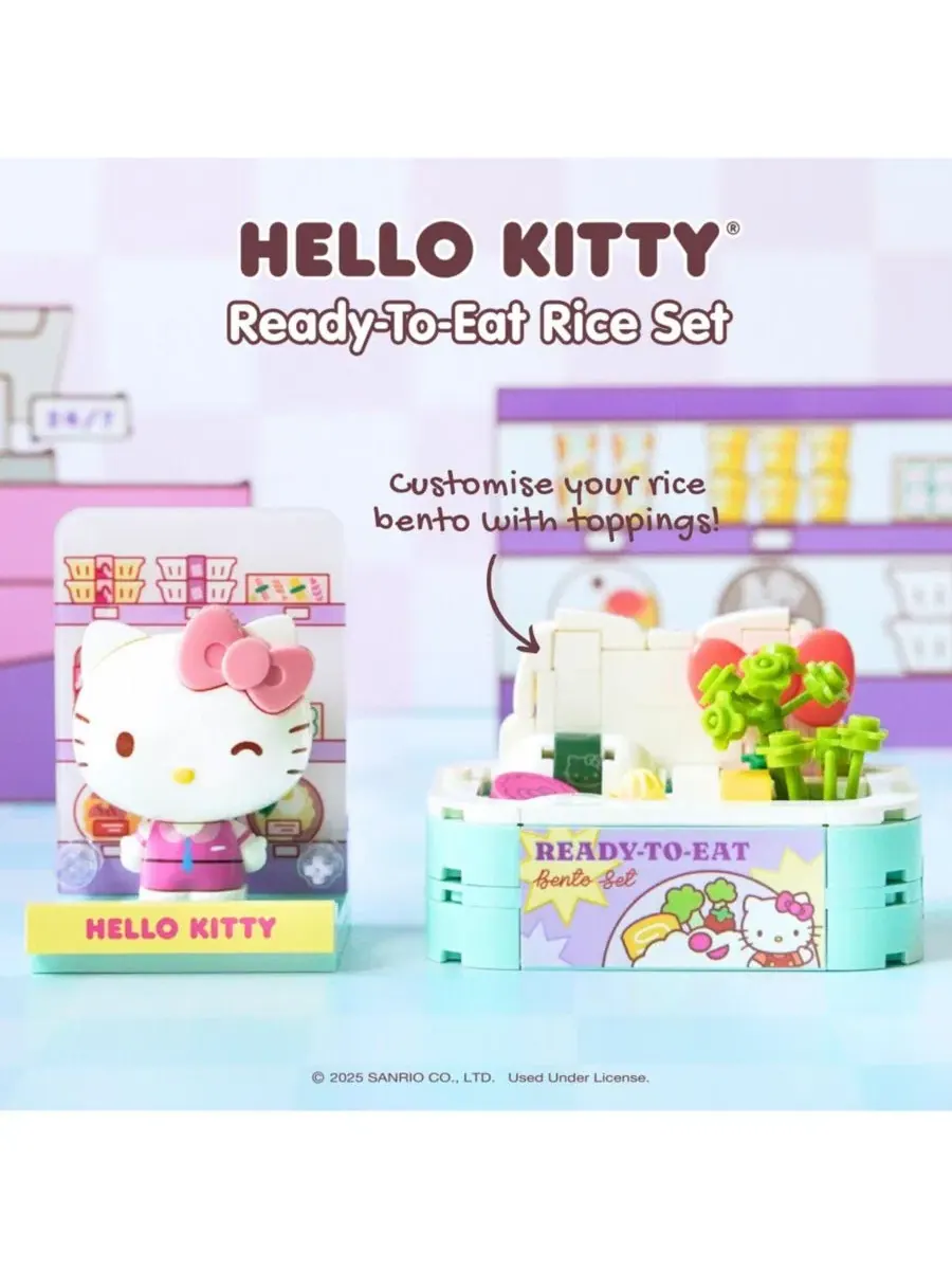 Набор фигурок Sanrio Hello Kitty and Friends Konbini Series - милый конструктор, отличный подарок — изображение 3 из 7