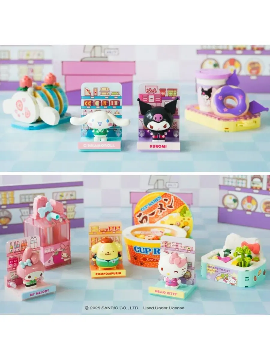 Набор фигурок Sanrio Hello Kitty and Friends Konbini Series - милый конструктор, отличный подарок — изображение 7 из 7