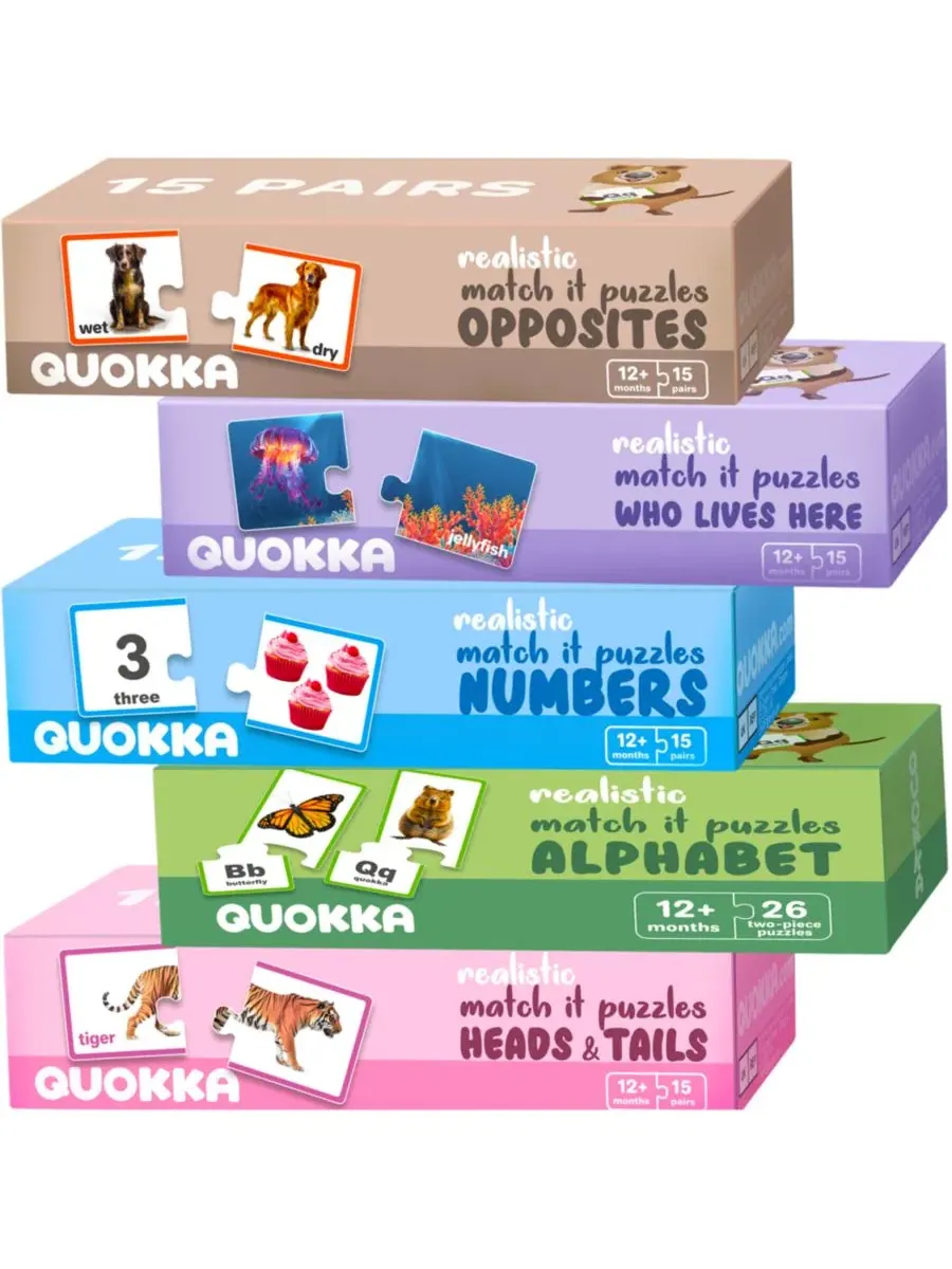 Набор из 5 пазлов-мегасетов Quokka, Realistic — изображение 1 из 8