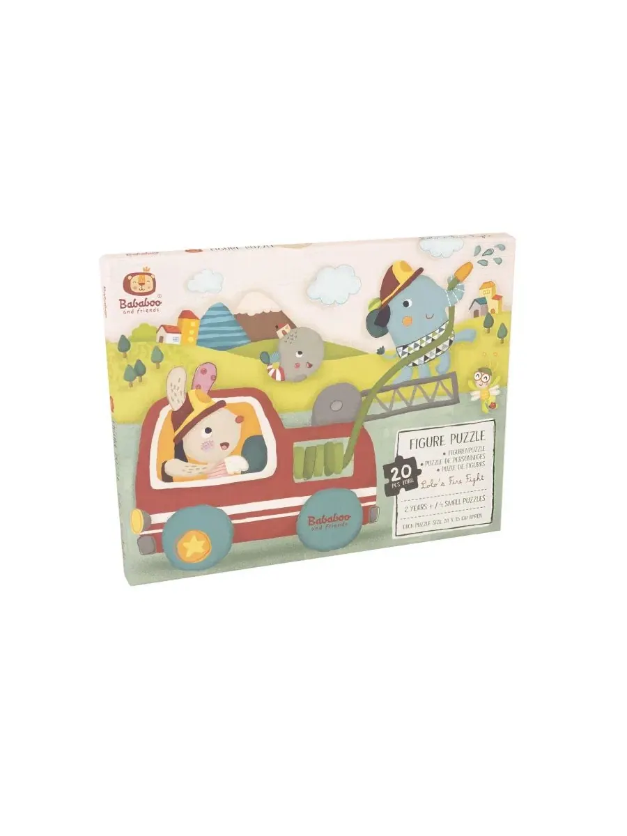 Головоломка с фигуркой слона Лоло, участвующего в пожаре Bababoo And Friends — изображение 2 из 4