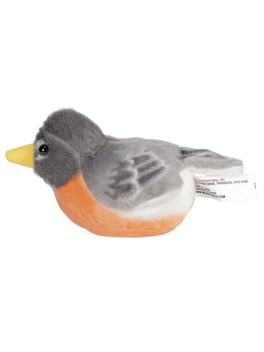 Мягкая игрушка Audubon Bird American Robin, 13 см Wild Republic, Open Miscellaneous — изображение 2 из 3