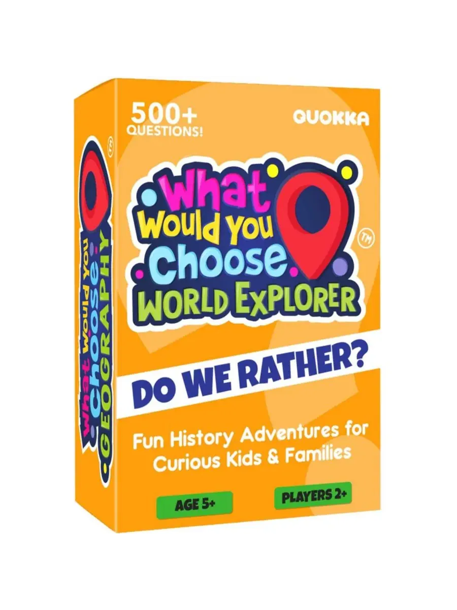 Настольная карточная игра What Would You Choose Quokka, Geography