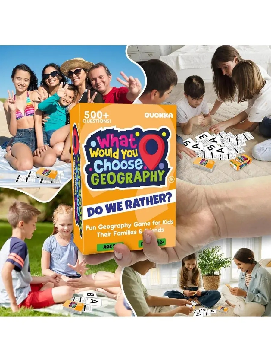 Настольная карточная игра What Would You Choose Quokka, Geography — изображение 6 из 7