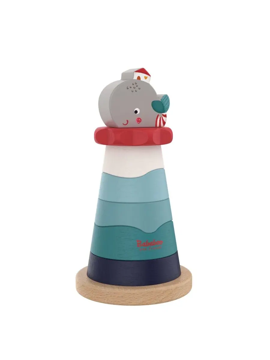 Сортер-пирамидка Wilma Whale Stacking Toy Bababoo and friends, Open Miscellaneous