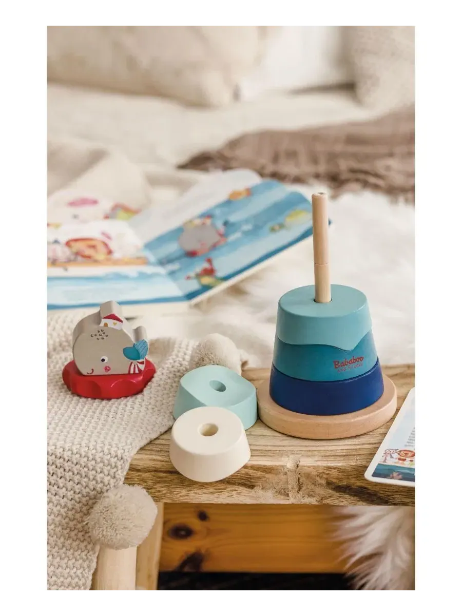 Сортер-пирамидка Wilma Whale Stacking Toy Bababoo and friends, Open Miscellaneous — изображение 5 из 7