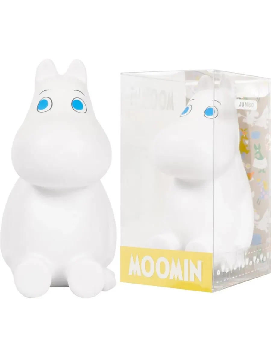 Мягкая игрушка-антистресс Jumbo Squishy Moomintroll Hamee, Moomintroll — без цвета