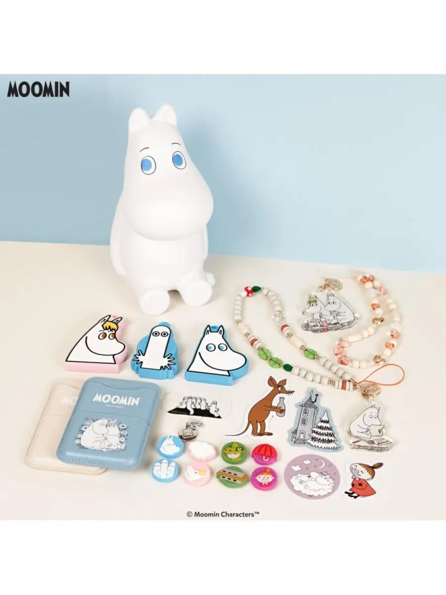 Мягкая игрушка-антистресс Jumbo Squishy Moomintroll Hamee, Moomintroll — изображение 2 из 6