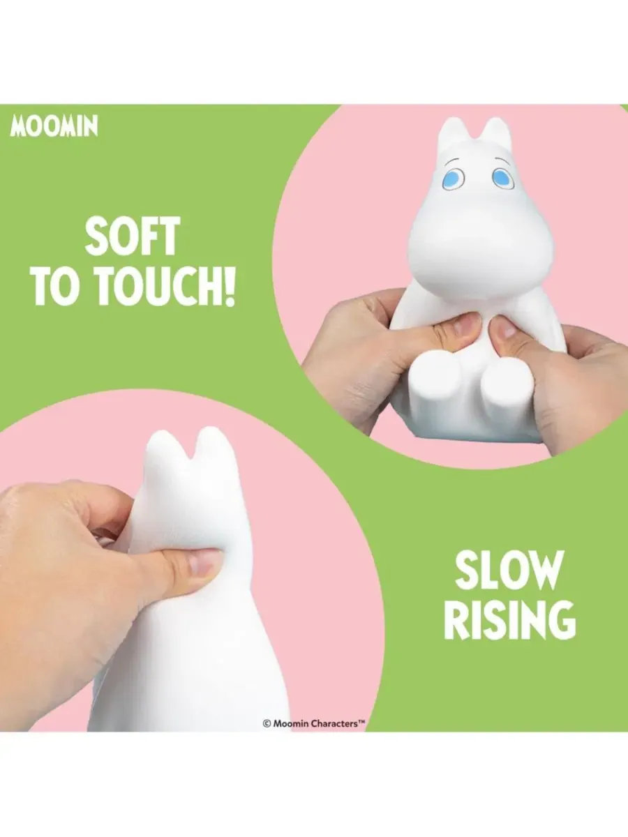 Мягкая игрушка-антистресс Jumbo Squishy Moomintroll Hamee, Moomintroll — изображение 4 из 6