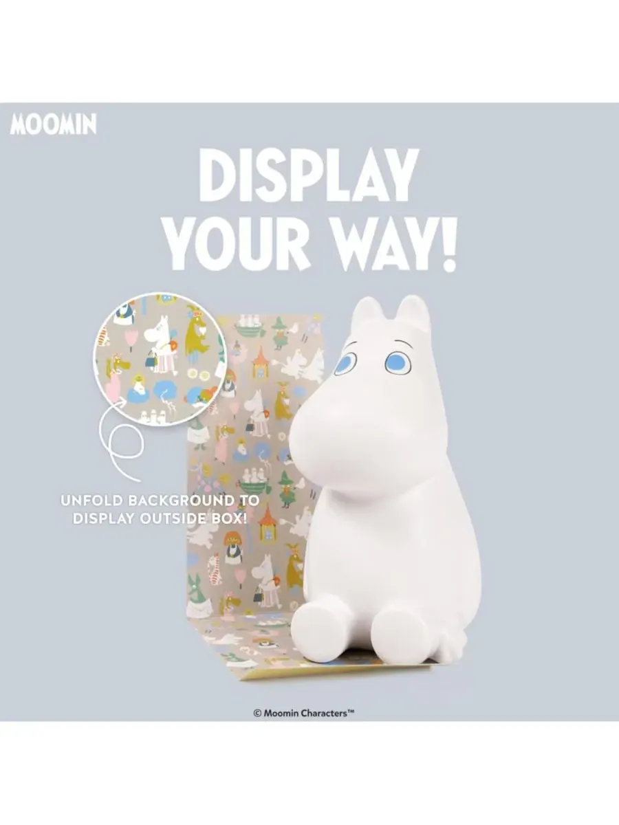Мягкая игрушка-антистресс Jumbo Squishy Moomintroll Hamee, Moomintroll — изображение 6 из 6