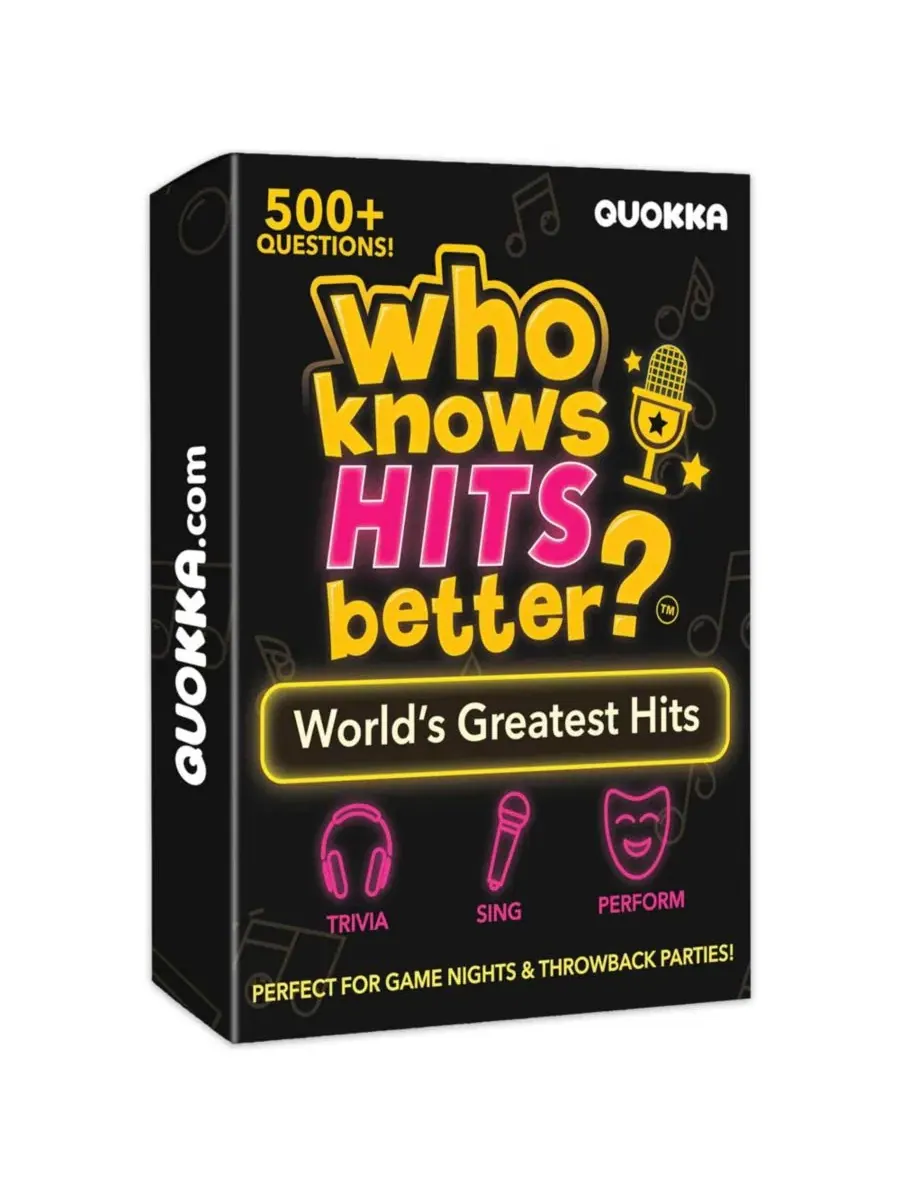 Настольная игра-викторина Who Knows Hits Better? Quokka, Greatest Hits