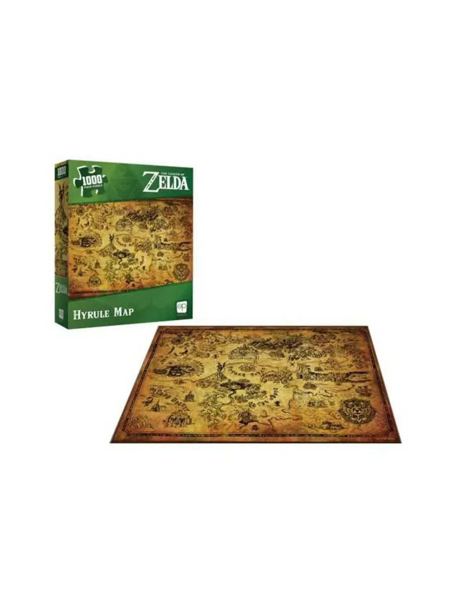 Пазл «Карта Хайрула из Legend Of Zelda» (1000 деталей) Usaopoly — изображение 2 из 2