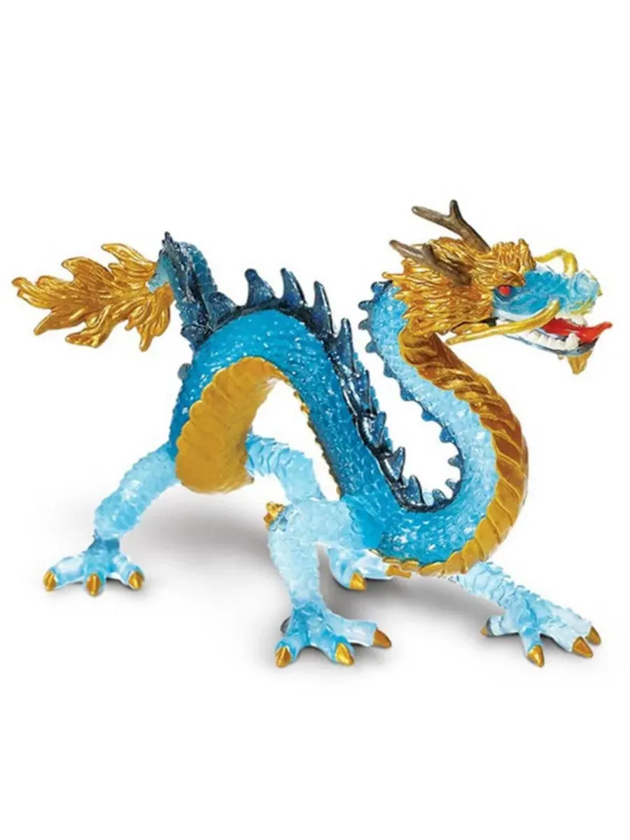 Фигурка дракона Krystal Blue Dragon Safari Ltd, Open Miscellaneous
