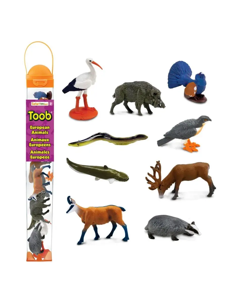 Набор фигурок животных Европы 9 шт European Animals Safari Ltd., Open Miscellaneous