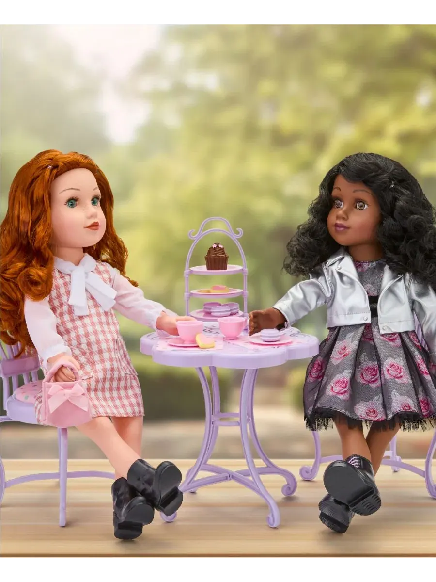 Игровой набор для чаепития Glam Tea Party Cafe Journey Girls, Open Miscellaneous — изображение 2 из 6