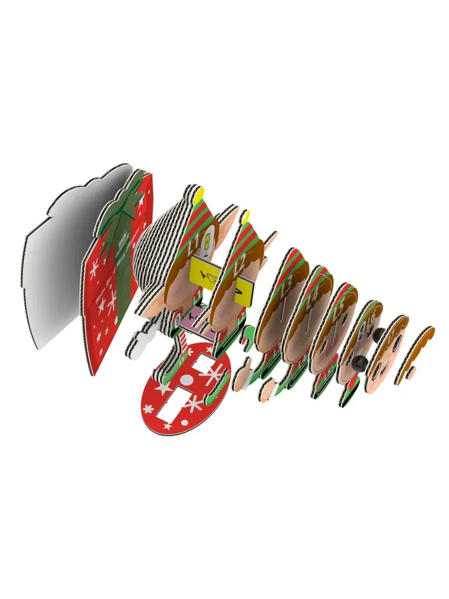 Рождественский эльф 3D-пазл Eugy — изображение 3 из 3