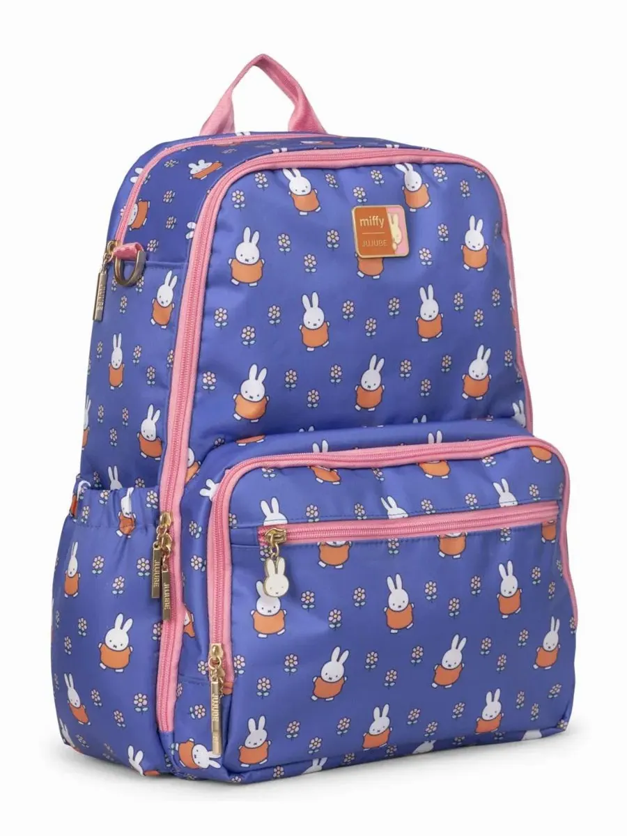 Рюкзак-подгузник с принтом Miffy Be Light in Flower Diaper JuJuBe, Flower Fields — изображение 3 из 7