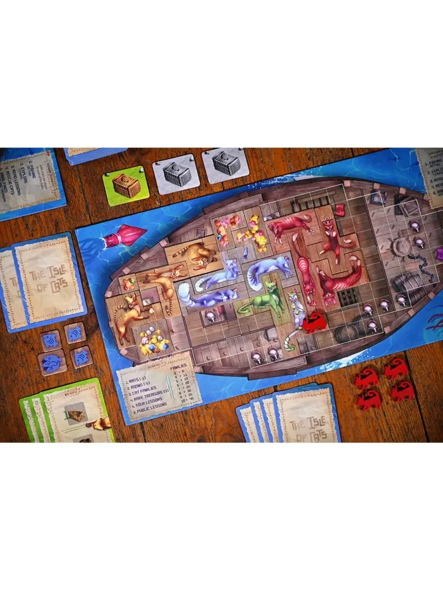 Остров Кошек - стратегическая настольная игра Vesuvius Media — изображение 2 из 3