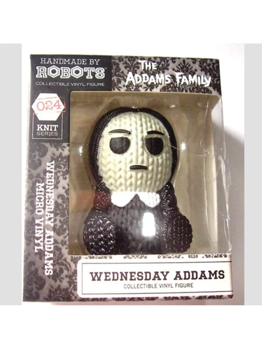 Виниловая фигурка Wednesday, The Addams Family Handmade By Robots, 4 см