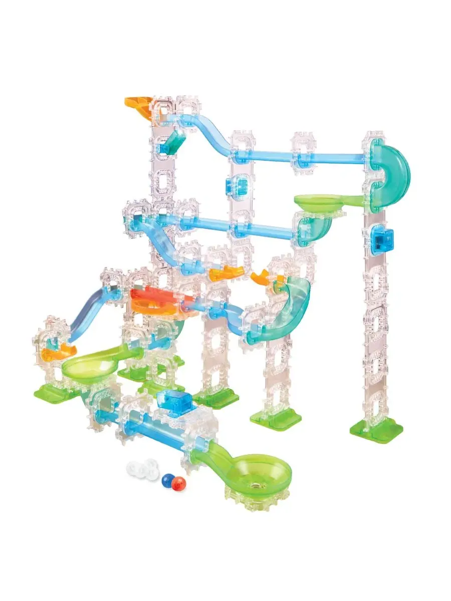Конструктор MINDBLOWN Glow Roll Marble Run с подсветкой, 92 детали Discovery Kids — без цвета