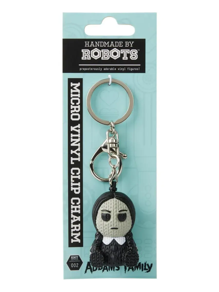 Фигурка Семейка Аддамс - Уэнсдей Аддамс #002 (микро-брелок 4 см ) Handmade By Robots — изображение 3 из 3