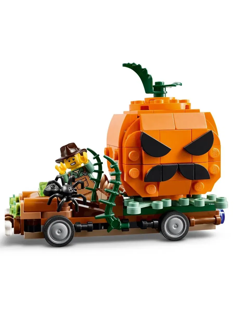 Конструктор LEGO Jack-O’-Lantern Pickup Truck 40822, 177 деталей LEGO — изображение 3 из 5