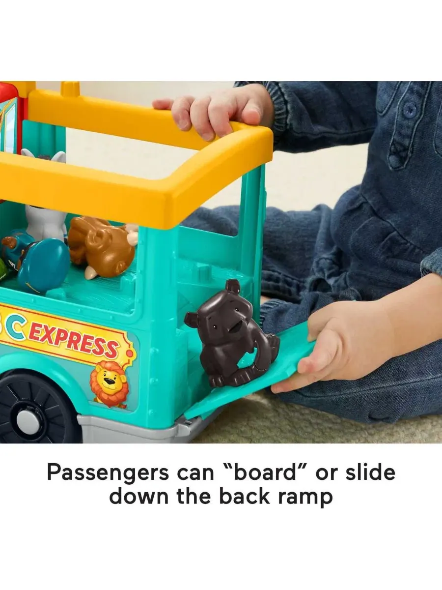Набор "Маленькие человечки: поезд с животными ABC" Fisher Price — изображение 3 из 11