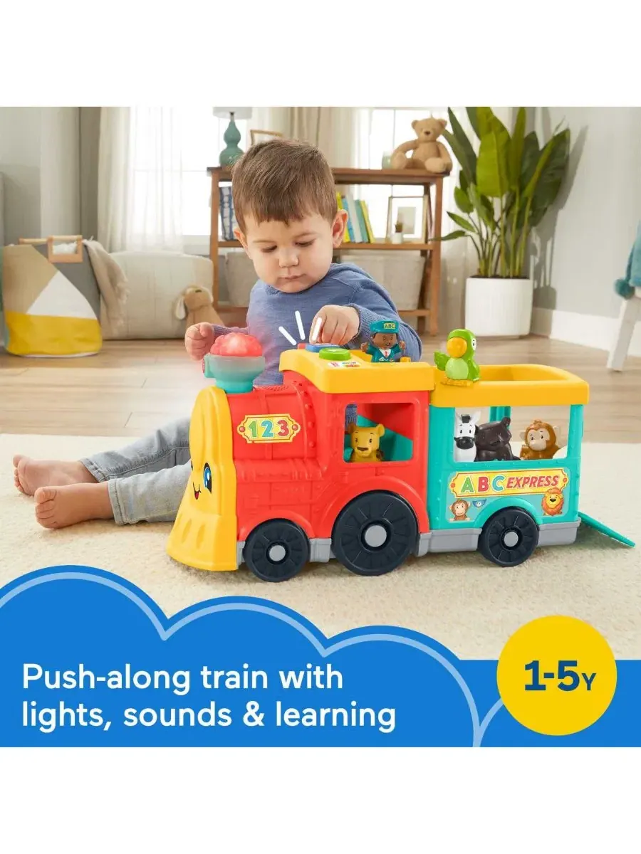 Набор "Маленькие человечки: поезд с животными ABC" Fisher Price — изображение 6 из 11