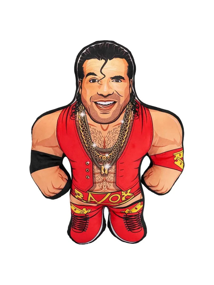 Мягкая игрушка WWE Razor Ramon 61 см Bleacher Buddy Bleacher Creatures, Open Miscellaneous