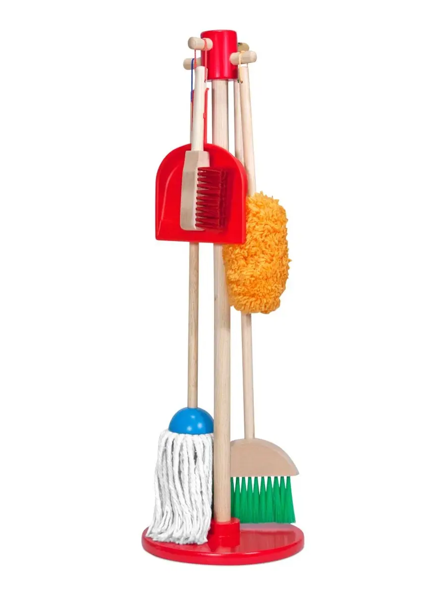 Игровой набор уборочных принадлежностей Melissa & Doug Let's Play House Dust! Sweep! Mop!, One Color