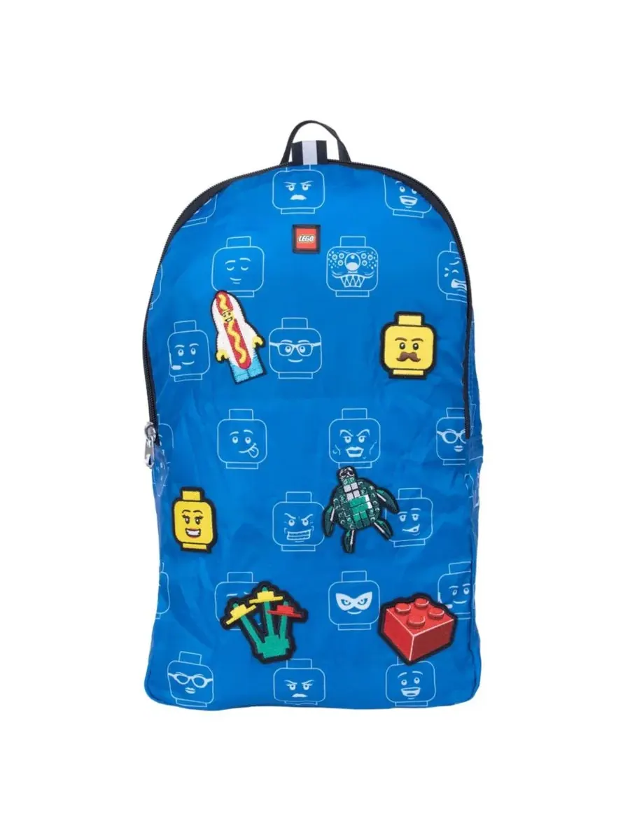 Рюкзак для минифигурки LEGO с 6 нашивками LegoBags, Iconic