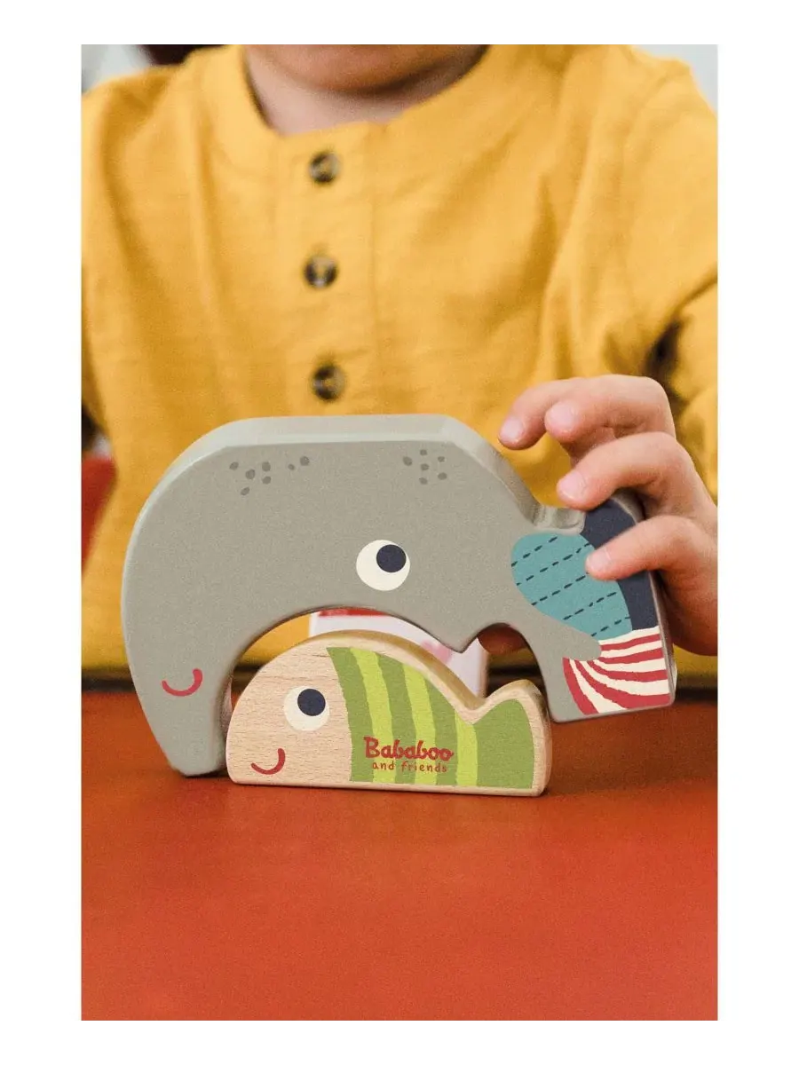 Деревянный пазл Happy Wilma Whale My First Puzzle Bababoo and friends, Open Miscellaneous — изображение 5 из 6