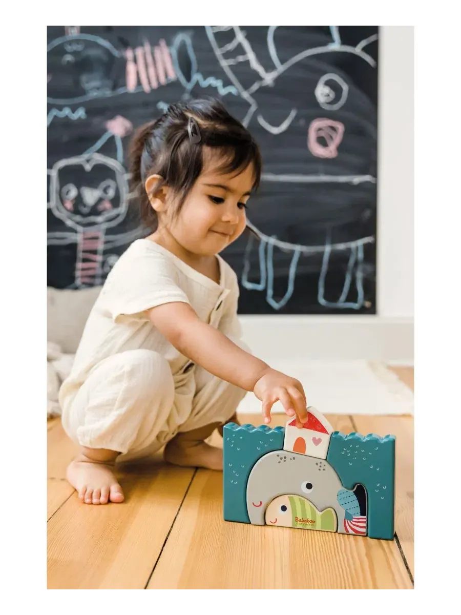 Деревянный пазл Happy Wilma Whale My First Puzzle Bababoo and friends, Open Miscellaneous — изображение 6 из 6