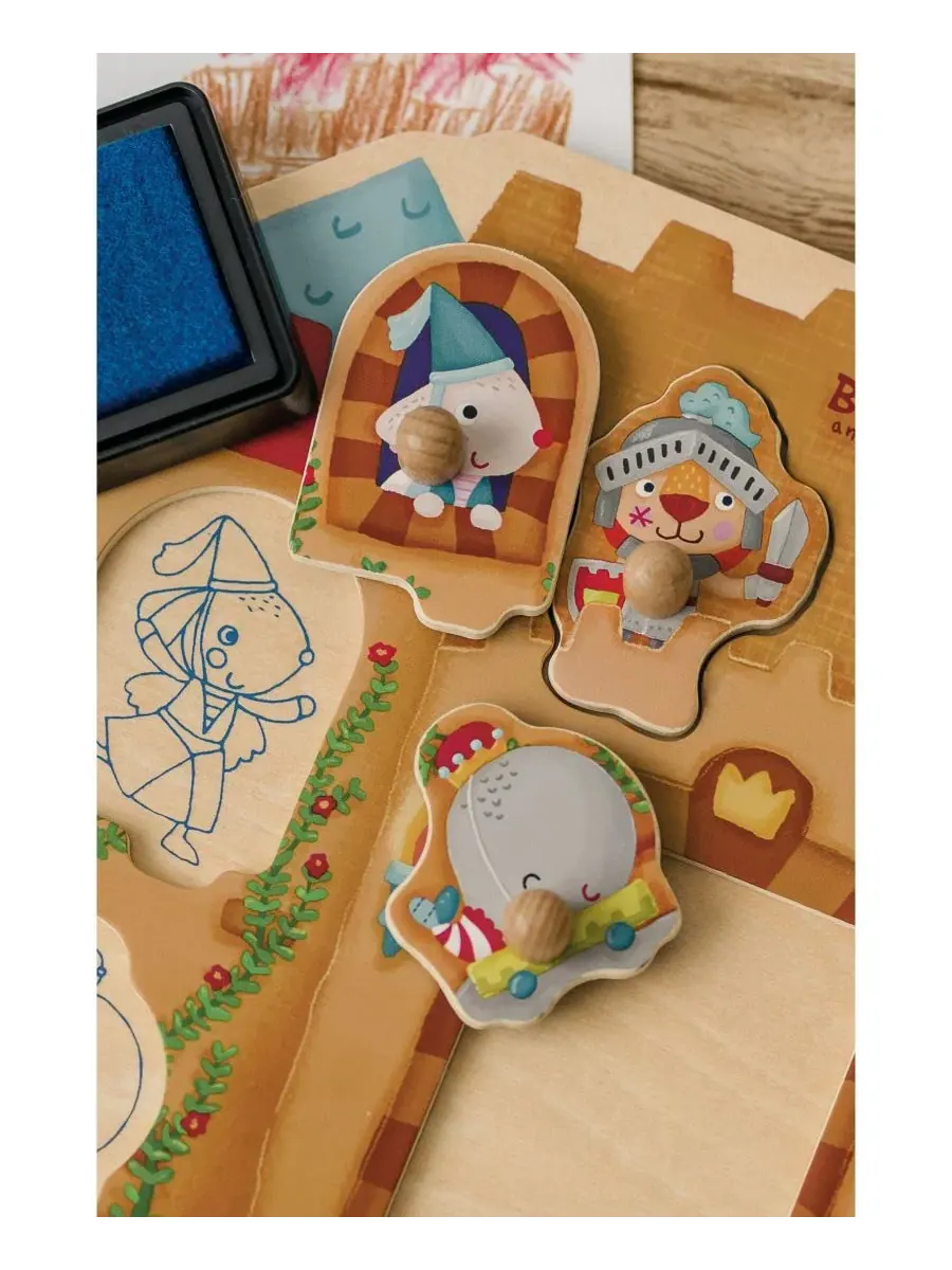 Головоломка «Замок Льва» с почтовыми марками Bababoo And Friends — изображение 4 из 7