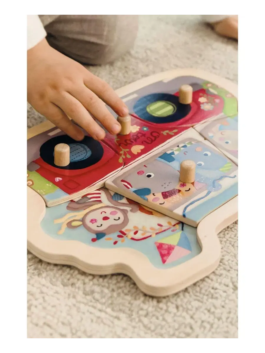 Деревянный пазл Friends on Tour Discovery Puzzle Bababoo and friends — изображение 4 из 5