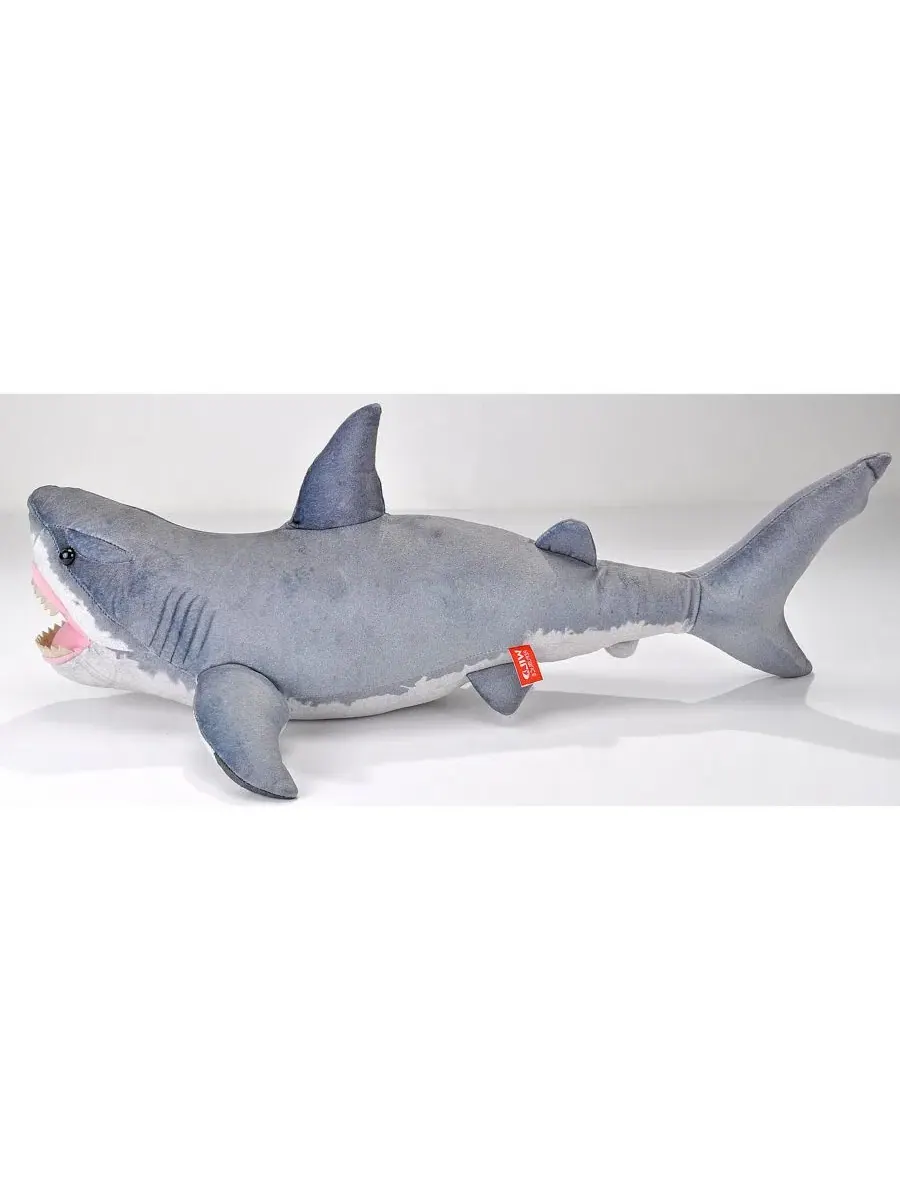 Мягкая игрушка акула Living Ocean Great White Shark, 51 см Wild Republic, Open Miscellaneous — изображение 3 из 3