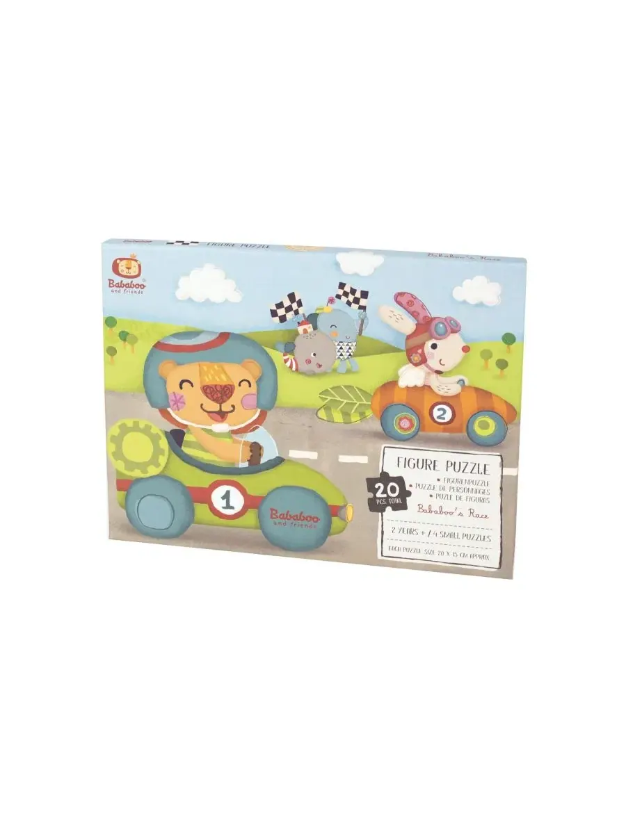 Детский пазл-гонка Bababoo Lion Race Figure Puzzle Bababoo and friends, Open Miscellaneous — изображение 2 из 6