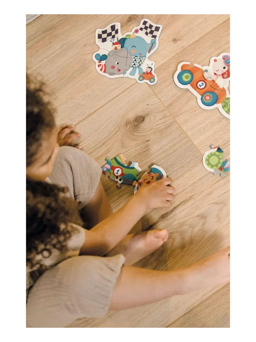 Детский пазл-гонка Bababoo Lion Race Figure Puzzle Bababoo and friends, Open Miscellaneous — изображение 6 из 6