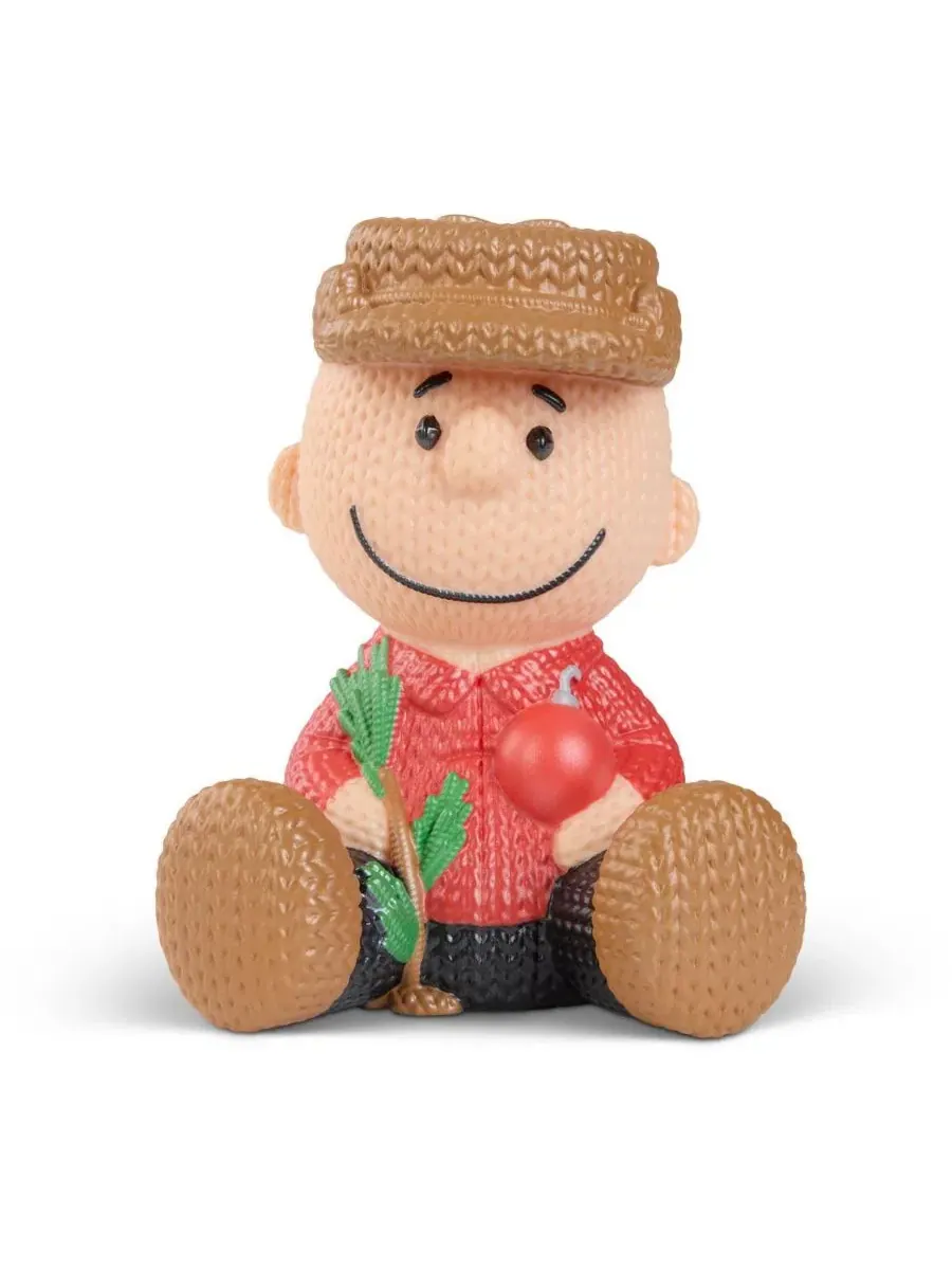 Коллекционная виниловая фигурка Charlie Brown Metallic Christmas Handmade By Robots, Open